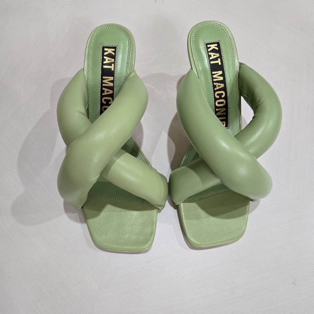 Kat Maconie Itzel Chain Heel Sandals Size EU 38 (fits US 7.5)